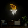Basketball Hoop Neon Sign - Reels Custom