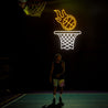 Basketball Hoop Neon Sign - Reels Custom