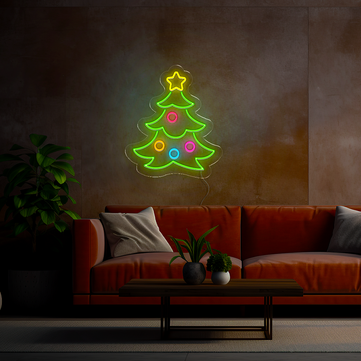 Christmas Tree Led Neon Sign