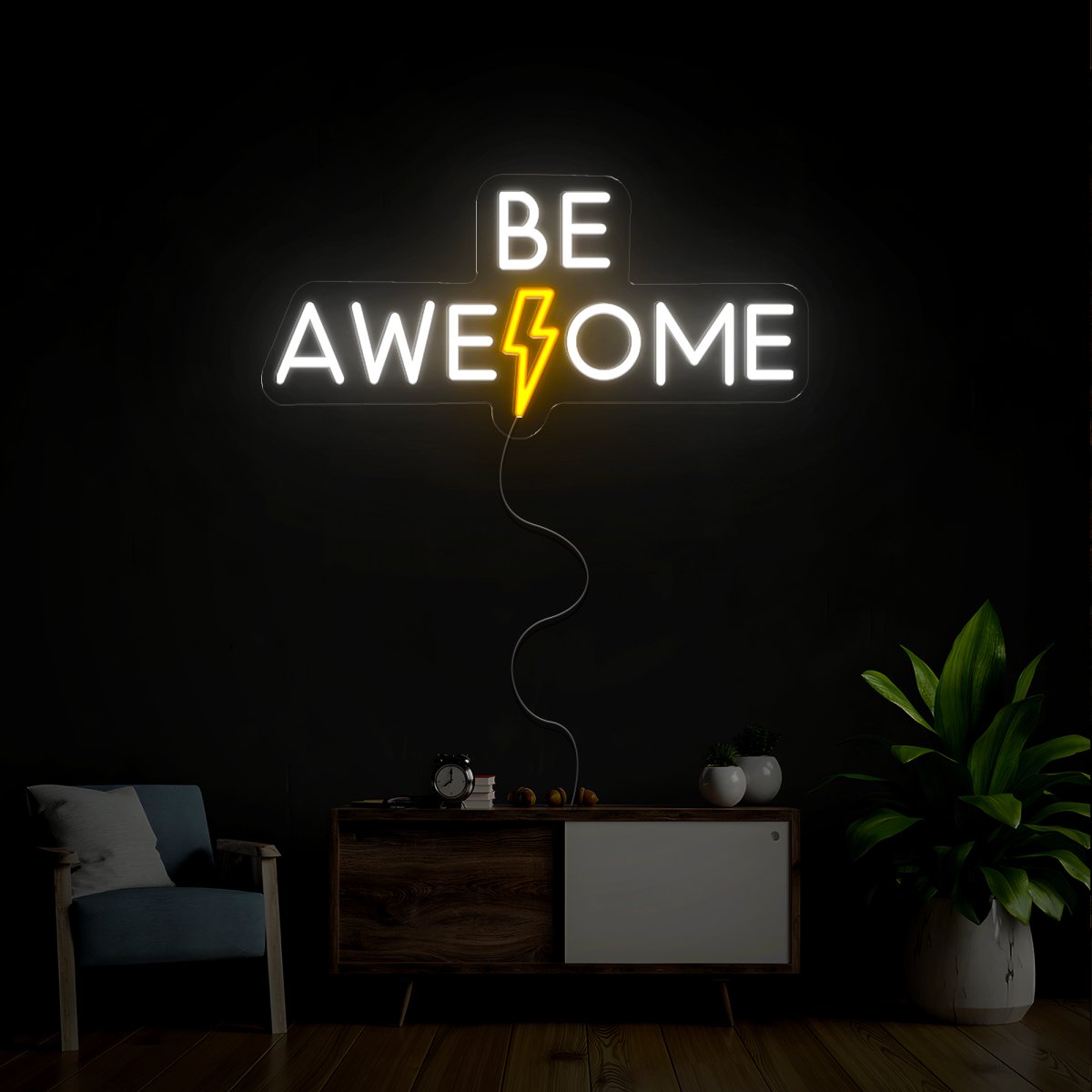 Be Awesome Neon Sign - Reels Custom