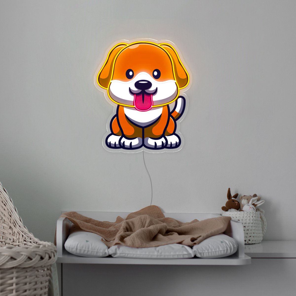 Beagle Artwork Led Neon Sign - Reels Custom