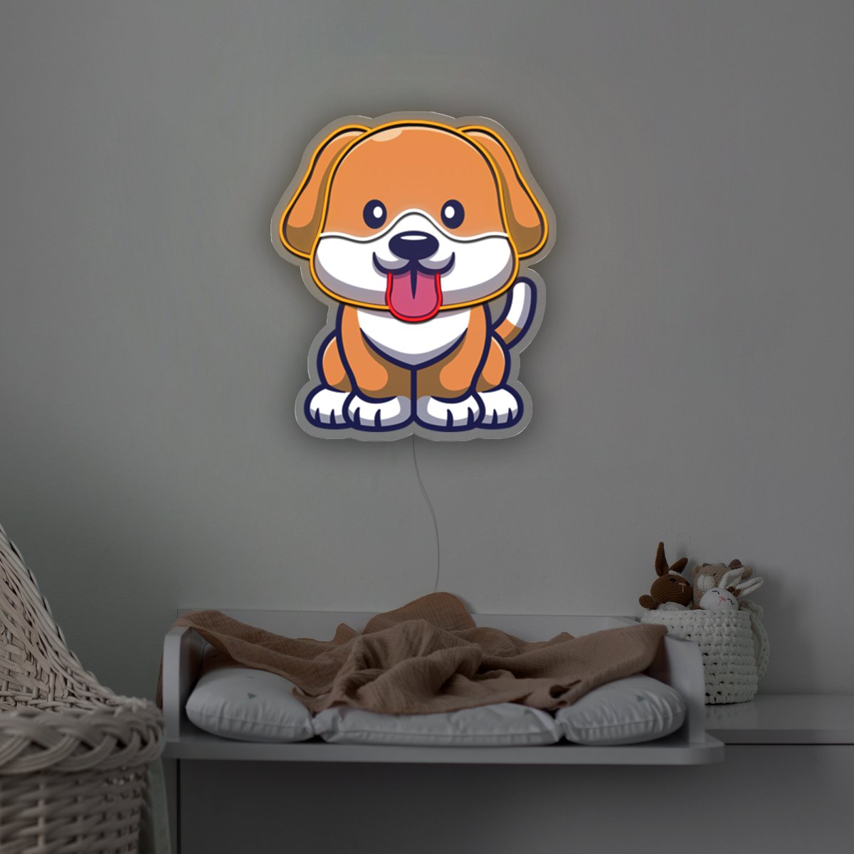 Beagle Artwork Led Neon Sign - Reels Custom