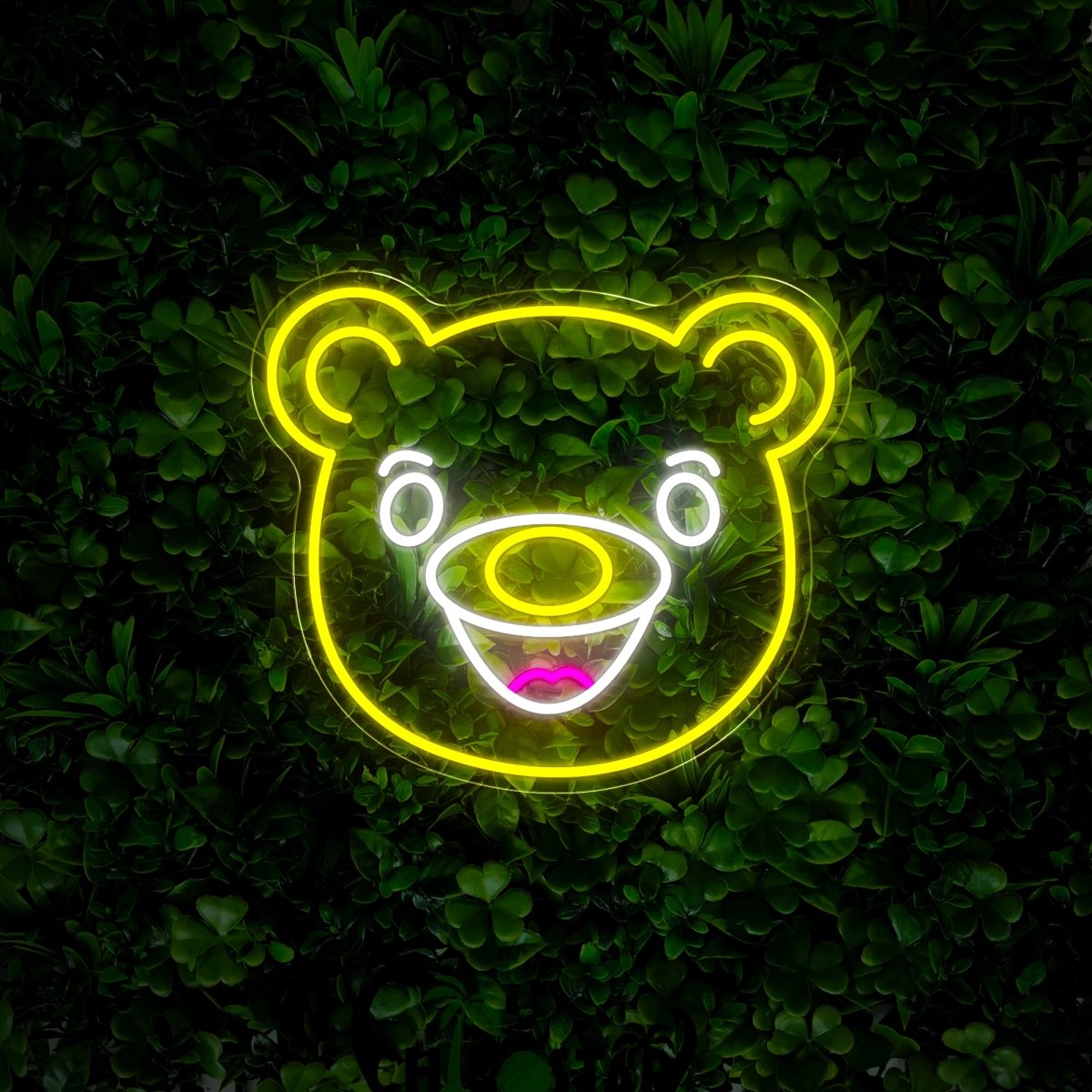 Bear Face Neon Sign - Reels Custom