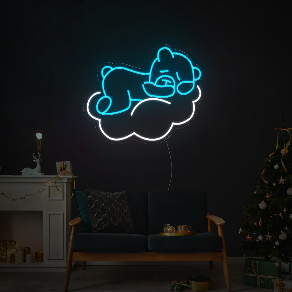 Bear Led Neon Sign For Kids Room Decor - Reels Custom