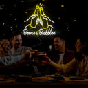 Beers And Bubbles Neon Sign - Reels Custom