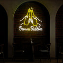 Beers And Bubbles Neon Sign - Reels Custom