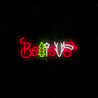 Believe Christmas Neon Sign - Reels Custom