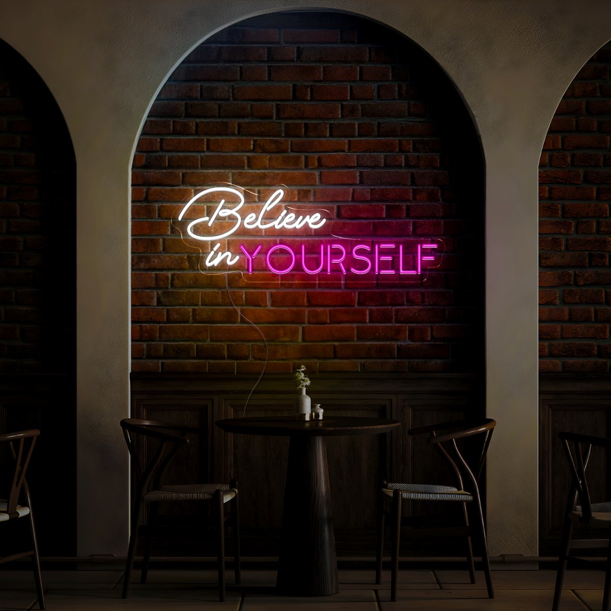 Believe In Yourself Neon Sign - Reels Custom