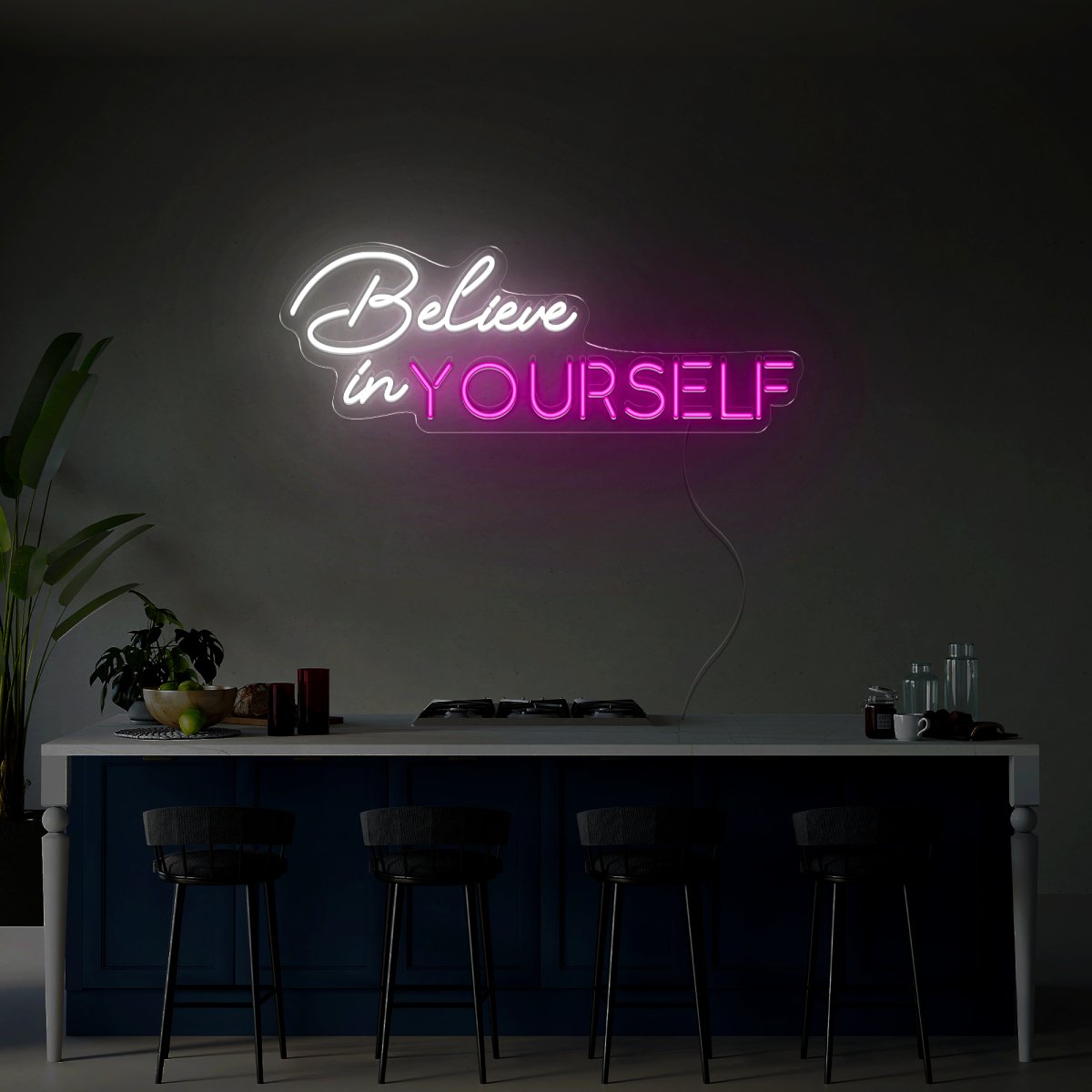 Believe In Yourself Neon Sign - Reels Custom