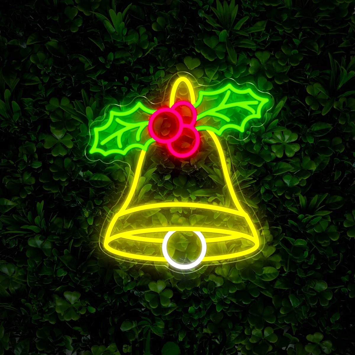 Bell Christmas Neon Sign - Reels Custom