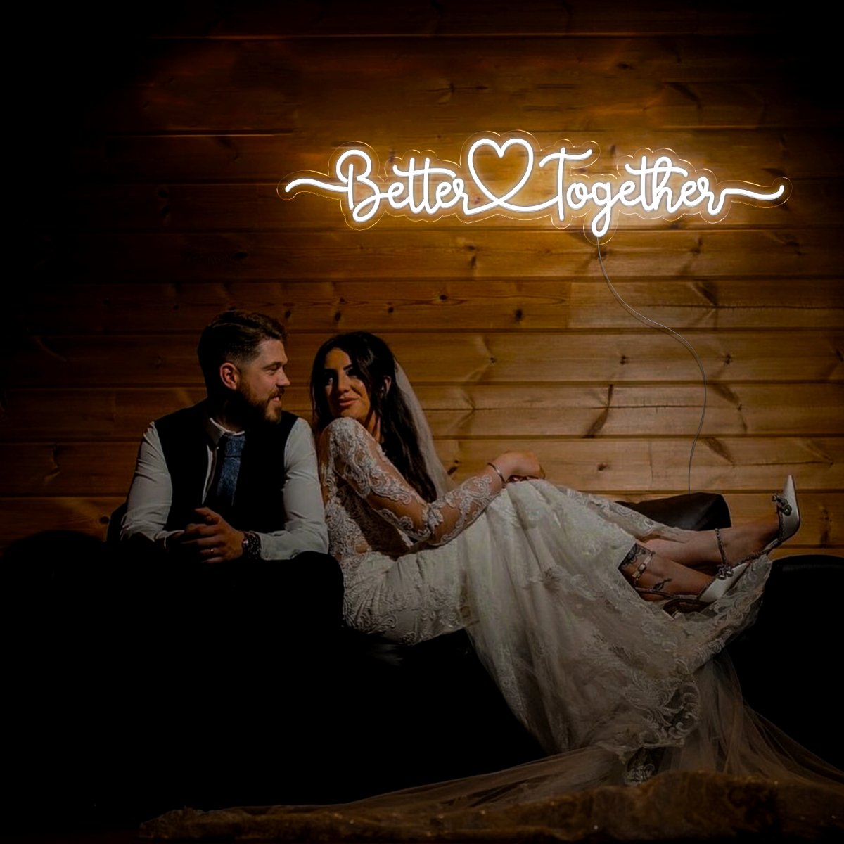 Better Together Wedding Quotes Led Neon Sign - Reels Custom