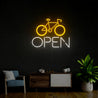 Bicycle Open Neon Sign - Reels Custom