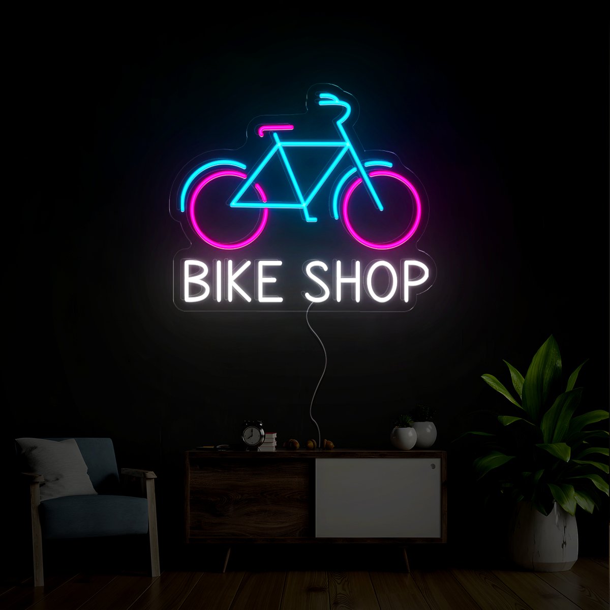 Bicycle Shop Neon Sign - Reels Custom
