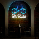 Bike Rental Neon Sign - Reels Custom
