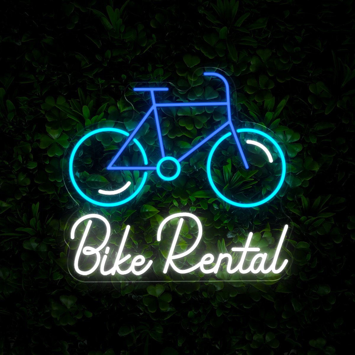 Bike Rental Neon Sign - Reels Custom