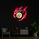 Billiards Ball Artwork Neon Sign - Reels Custom