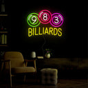 Billiards Neon Sign - Reels Custom