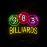 Billiards Neon Sign - Reels Custom