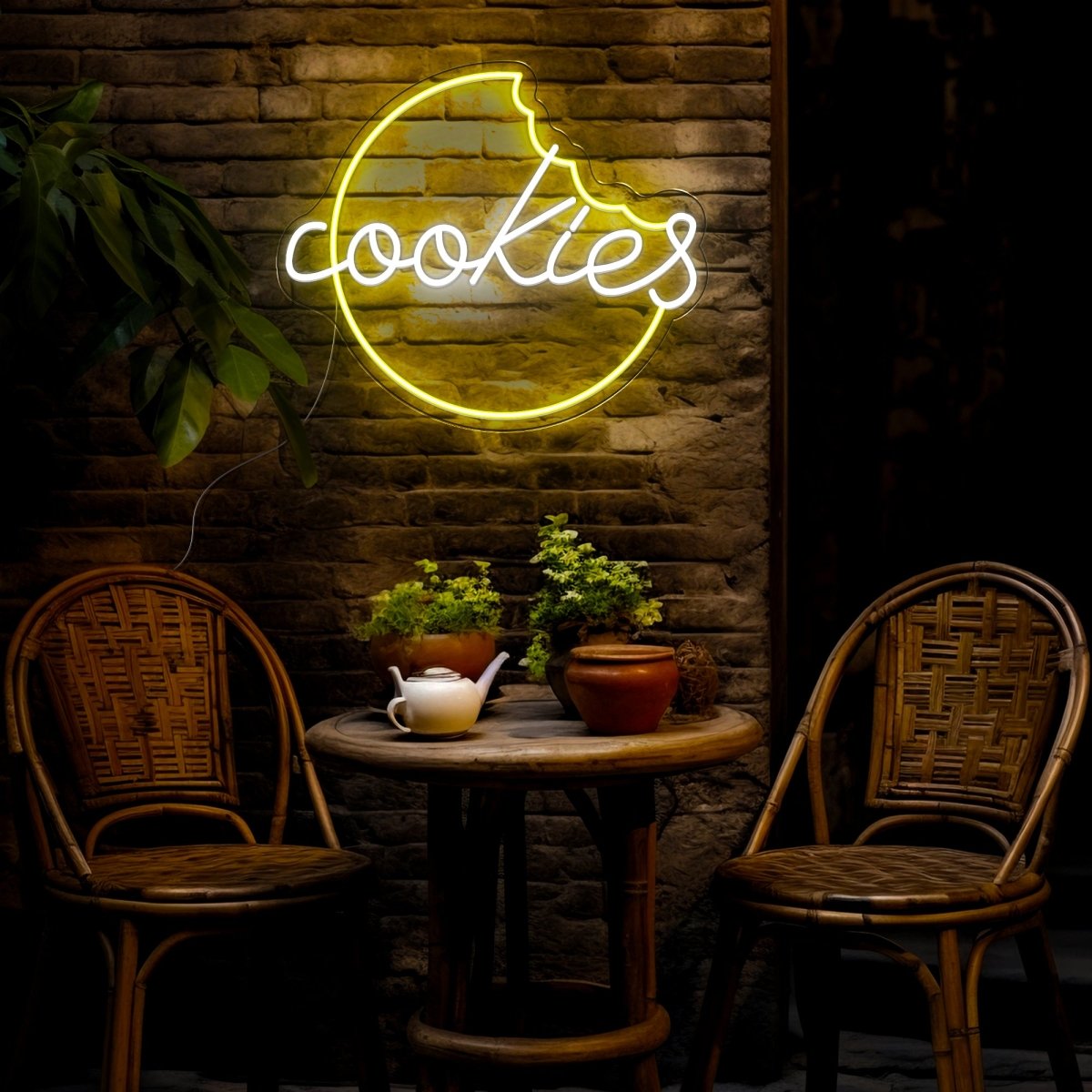 Bitten Cookies Bakery Store Neon Sign - Reels Custom