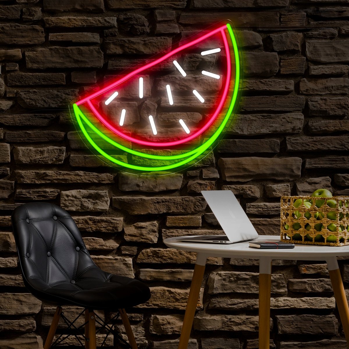 Bitten Watermelon Neon Sign - Reels Custom