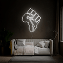 Black Lives Matter Juneteenth Neon Sign - Reels Custom