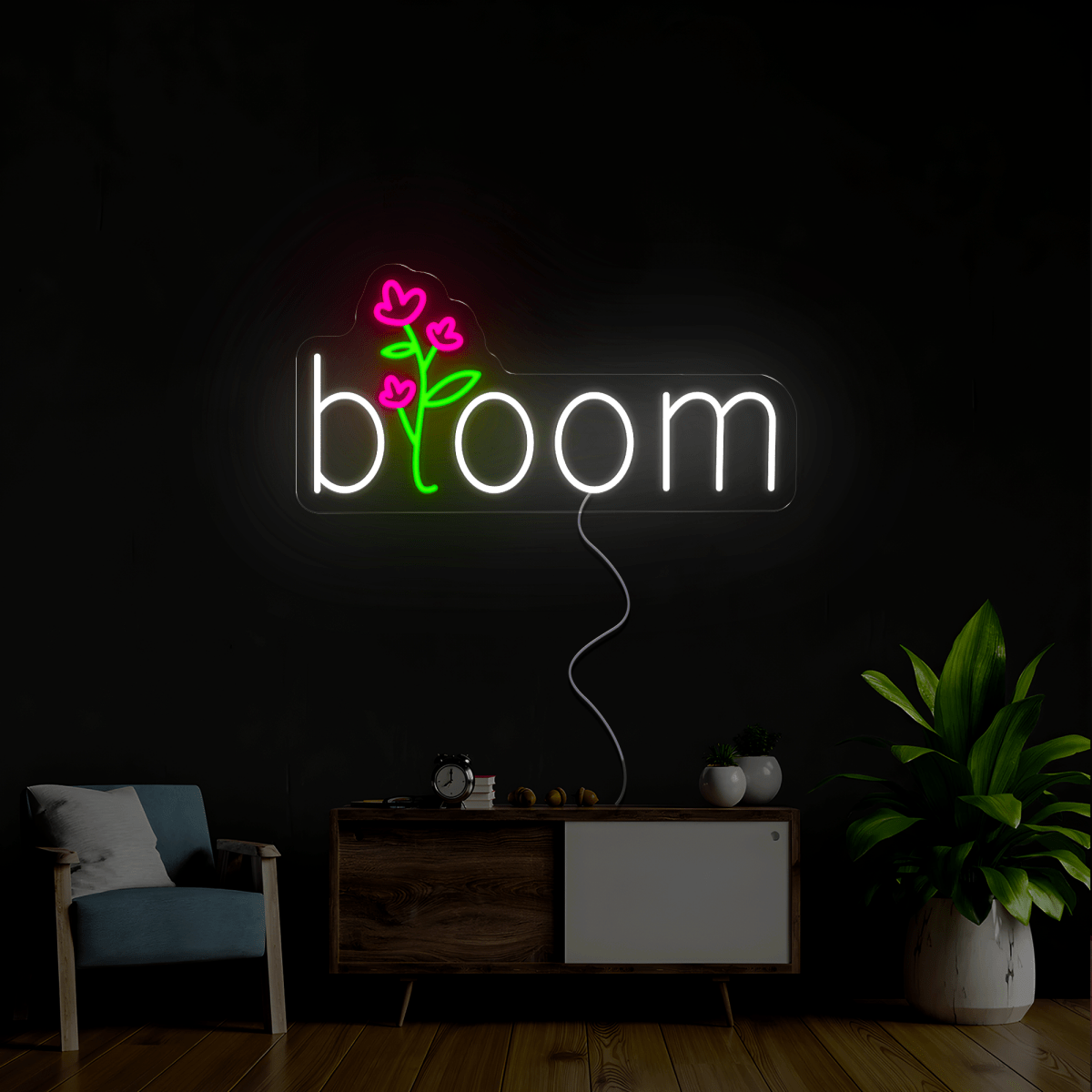 Bloom Noen Sign - Reels Custom
