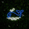 Blue Whale Animals Led Neon Sign - Reels Custom