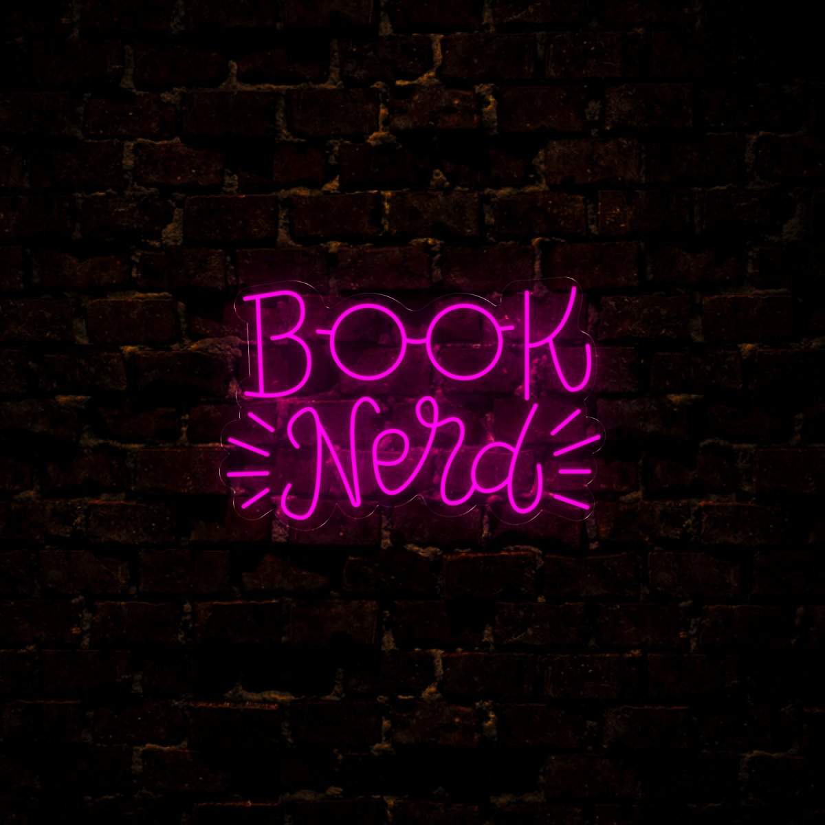 Book Nerd Neon Sign - Reels Custom