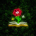 Books Neon Sign - Reels Custom