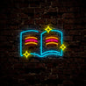 Books Neon Sign - Reels Custom