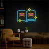 Books Neon Sign - Reels Custom