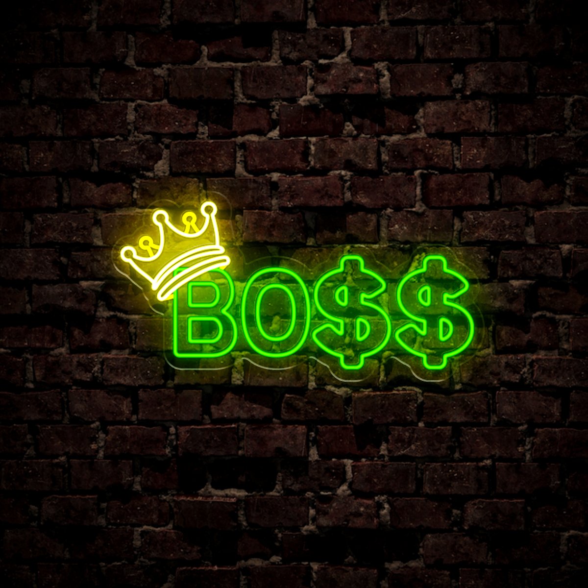 Boss Man Neon Sign - Reels Custom