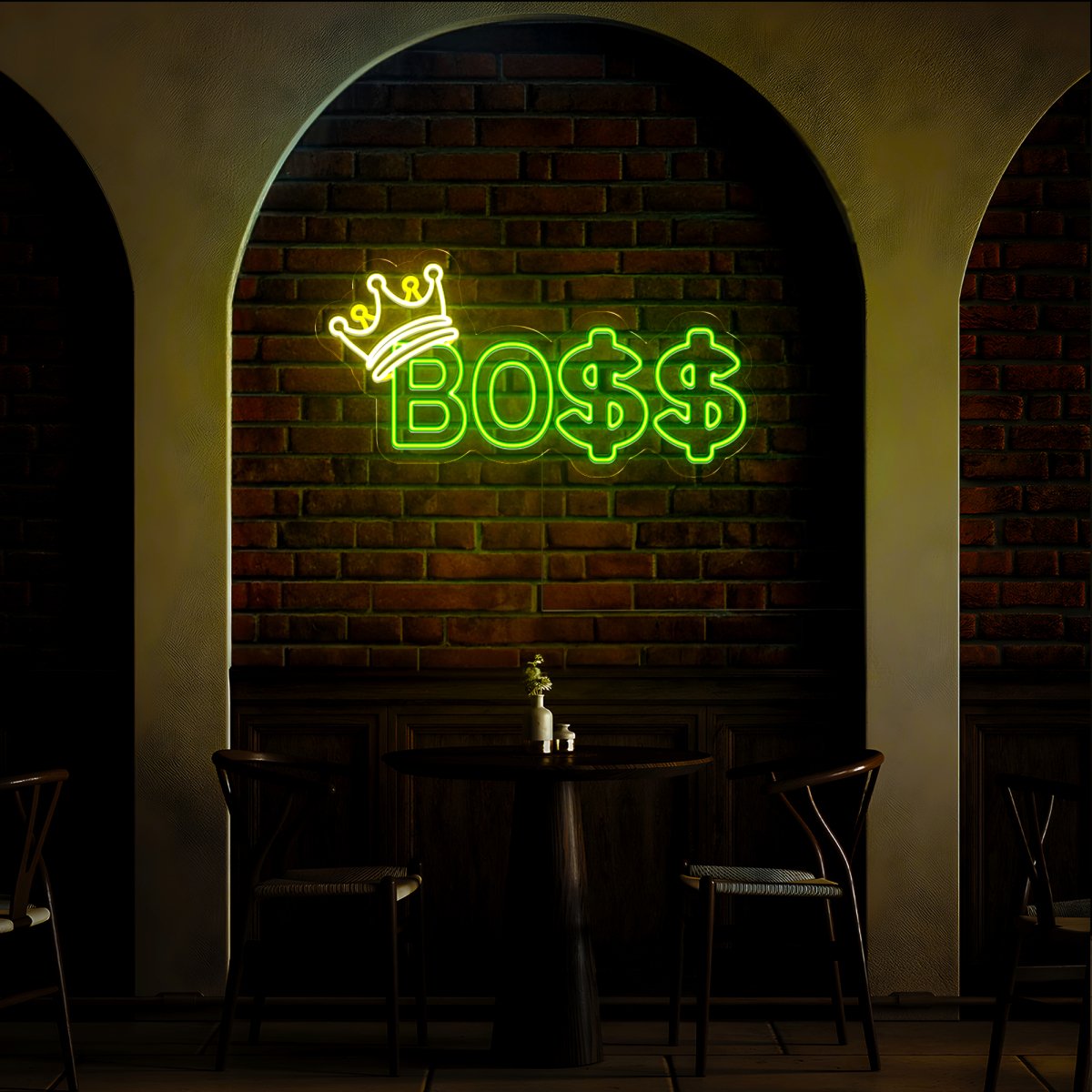 Boss Man Neon Sign - Reels Custom