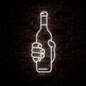 Bottle of Wine Neon Sign - Reels Custom
