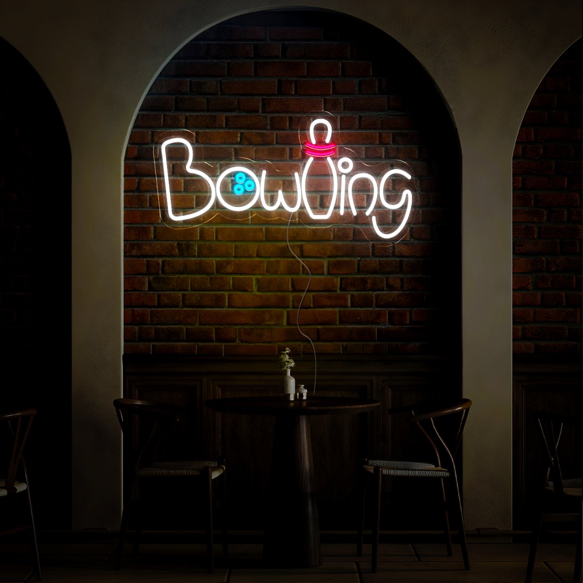 Bowling Neon Sign - Reels Custom