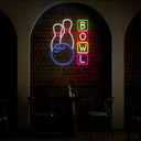 Bowling Neon Sign - Reels Custom