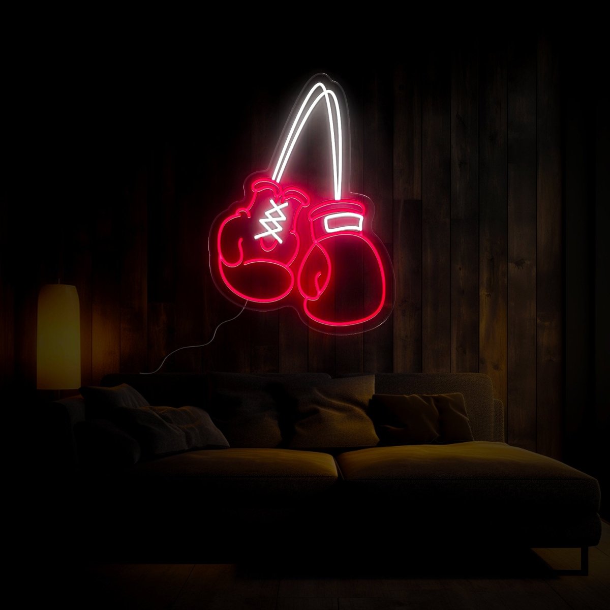 Boxing Gloves Neon Sign - Reels Custom