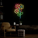 Bubble Flowers Led Neon Sign - Reels Custom