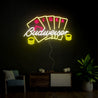 Bud Poker Casino Neon Sign - Reels Custom