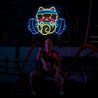 Buff Muscle Bear Gym Neon Sign - Reels Custom