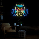 Buff Muscle Bear Gym Neon Sign - Reels Custom