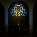 Buff Muscle Bear Gym Neon Sign - Reels Custom