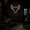 Bull Outline Neon Sign - Reels Custom