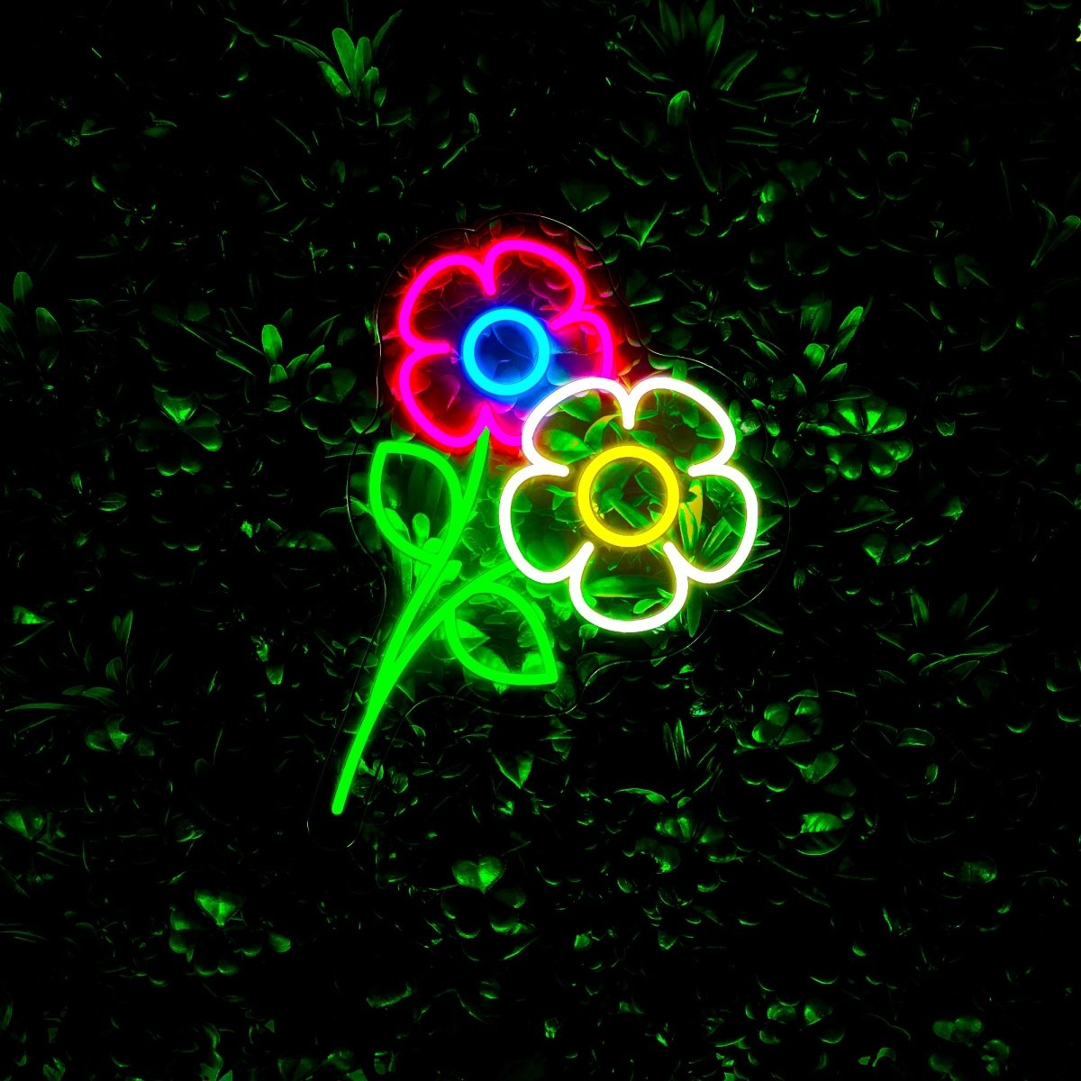 Bundle Of Flower Led Neon Sign - Reels Custom