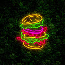 Burger Neon Sign - Reels Custom
