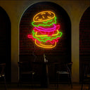 Burger Neon Sign - Reels Custom