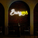 Burger Neon Sign - Reels Custom