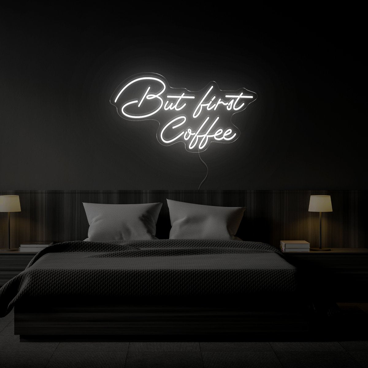 But First Coffee Neon Sign - Reels Custom