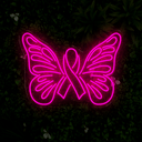 Butterfly Ribbon Neon Sign - Reels Custom