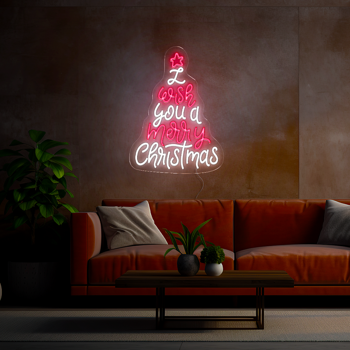 I wish you a Merry Christmas Led Neon Sign